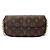 Louis Vuitton Monogram Geldbörse mit Kette Ivy Brown Braun