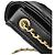 Schultertasche aus schwarzem Lammleder von Chanel - Ansicht 11