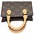 Borsa a Spalla Petite Sac Plat Monogramma Louis Vuitton Marrone - vista 11
