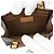 Borsa a Spalla Petite Sac Plat Monogramma Louis Vuitton Marrone - vista 14