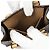 Borsa a Spalla Petite Sac Plat Monogramma Louis Vuitton Marrone - vista 15