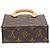 Borsa a Spalla Petite Sac Plat Monogramma Louis Vuitton Marrone - vista 6