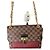 Bolsa de mão Louis Vuitton Vavin em couro marrom escuro Castanho escuro
