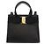 Borsa Tote Vara Bow convertibile in pelle Salvatore Ferragamo piccola Nero