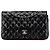 CHANEL Matelassé 25 Borsa a Spalla Doppia Nero