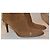 Botines Gucci en ante marrón Castaño - vista 3