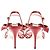 Sandali Gucci in pelle rossa con decorazione ape Rosso - vista 3