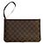 Pochette Louis Vuitton Damier Marrone Chiaro e Scuro Marrone scuro