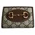 Billetera bi-fold Gucci Horsebit 1955 Beige
