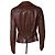 Hermès, braune Lederbikerjacke - Ansicht 3