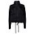 Moncler, cardigan ibrido imbottito in nero