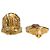 Alessandra Rich Gold-Tone Metal, Red Large Crystal & Clear Clip-On Earrings - view 11