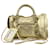 Balenciaga Classic Mini City Handbag Golden Leather  ref.2589146