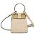 Chloé Faye Borsa a Tracolla in Pelle e Suede Media Beige - vista 2
