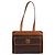 Céline Borsa tote Macadam vintage Celine in tela e pelle Marrone