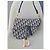 Bolsa Sela Jacquard Oblique Média Christian Dior Azul Marinho com Hardware Dourado - vista 2