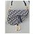 Bolsa Sela Jacquard Oblique Média Christian Dior Azul Marinho com Hardware Dourado - vista 3