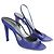 Balenciaga Tacchi in pelle blu - vista 3