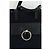 Claudie Pierlot Borsa a tracolla in suede blu navy - vista 2