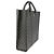 Borsa Tote Media Ophidia in Tela GG Grigia e Nera di Gucci Marrone - vista 4