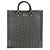 Borsa Tote Media Ophidia in Tela GG Grigia e Nera di Gucci Marrone - vista 8