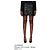 Courreges Minifalda negra de vinilo asimétrica Negro - vista 11