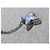 Louis Vuitton Collana Locket LV Ciel SS20 Virgil Abloh Rara Nero Blu chiaro - vista 11