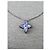Louis Vuitton Collana Locket LV Ciel SS20 Virgil Abloh Rara Nero Blu chiaro - vista 2
