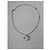 Louis Vuitton Collana Locket LV Ciel SS20 Virgil Abloh Rara Nero Blu chiaro - vista 3