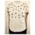 MAX AZRIA BCBG FRANZÖSISCHER CREME-PULLOVER Beige - Ansicht 19