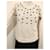 MAX AZRIA BCBG FRANZÖSISCHER CREME-PULLOVER Beige - Ansicht 9