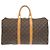 Borsa Boston Keepall 45 Monogram Louis Vuitton Marrone