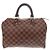 Borsa Louis Vuitton Speedy 30 Damier Ebene Marrone