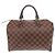 Borsa Louis Vuitton Speedy 30 Damier Ebene Marrone - vista 2