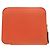 Monedero compacto Azap en seda de Hermès Naranja - vista 3