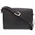 Valextra V-Line Leather Black Shoulder Bag