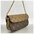 Portafoglio Louis Vuitton Monogram Reverse Wallet on Chain Ivy M26587 Marrone - vista 2