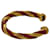 Hermès Hermes Twist Metal Leather Bangle Red Golden  - view 5