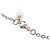 Collana in metallo con strass e perle finte Chanel Coco Mark in argento - vista 5