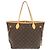 Borsa tote Monogram Neverfull MM di Louis Vuitton Marrone Monogramma
