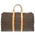 Borsa Boston Keepall 45 Monogram Louis Vuitton Marrone
