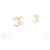 NUOVE ORECCHINI CHANEL LOGO CC STRASS METALLO ORO SCATOLA D'oro - vista 3