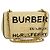 Burberry Lola Printed Raffia Small Bege