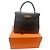 Bolsa de mão Hermès Kelly 28 em couro chocolate