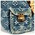 Zaino PM Monogram Denim Louis Vuitton Blu Monogramma - vista 10