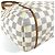 Borsa Tote Totally PM Damier Azur di Louis Vuitton Bianco Giallo - vista 7