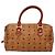 Borsa MCM Visetos in tela e pelle Marrone - vista 2
