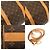 Borsa Boston Keepall Bandoulière 60 Louis Vuitton Marrone - vista 9