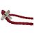 Bracciale in pelle Hermès con charm in argento 925 Rosso - vista 6