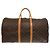 Borsa Boston Keepall 55 in tela Monogram Louis Vuitton Marrone